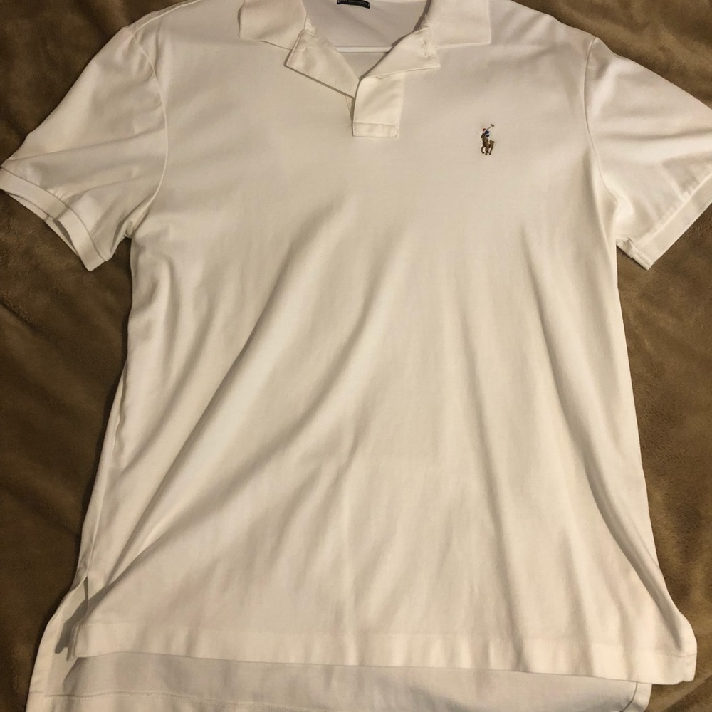 Ralph Lauren white polo shirt.